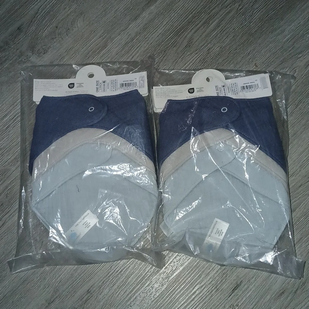 Cloud Island Baby Muslin Bandana Bibs Sz 0-12 months ( 4 sets of 3) 12 bibs
